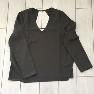 Cooper & Ella - military green blouse